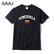 Мужская футболка GAAJ с флагом Венесуэлы, футболка 3XL, Мужская одежда, 100% хлопок, летняя футболка, высокое качество, забавная # PXC06 2024 - купить недорого