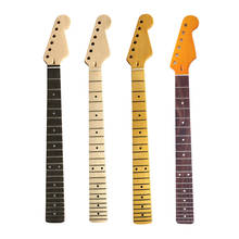 Disado 22 Frets Inlay Dots Yellow Wood Maple Rosewood Fingerboard Electric Guitar Neck Musical Instruments Accessories Parts 2024 - buy cheap
