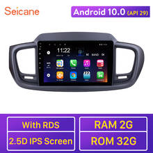 Seicane 10.1 ''Android 10.0 HD 1024*600 Carro de Rádio Player Multimídia Para KIA SORENTO 2015 GPS Navi com 3G WiFi Bluetooth 2024 - compre barato