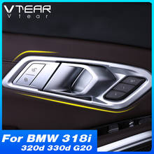 Vtear Inner Door Handle Bowl Frame Cover Decoration Car Interior Anti-scratch Parts Accessories Trim For BMW 318i 320d 330d G20 2024 - buy cheap