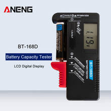 BT-168D цифровой тестер емкости батареи ЖК-дисплей цифровой дисплей для 9 в 1,5 в AA AAA ячеек C D батареи несколько размеров тестер батареи 2024 - купить недорого