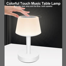 USB перезаряжаемая 256 цветов Сенсорная музыкальная настольная лампа Беспроводная Bluetooth Колонка подарок на день Святого Валентина 2024 - купить недорого