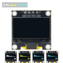 0.96 inch IIC Serial White OLED Display Module 128X64 I2C SSD1306 LCD Screen Board GND VCC SCL SDA 0.96" for arduino oled black 2024 - buy cheap
