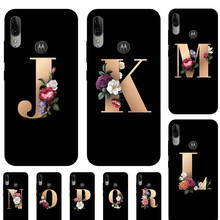 For MOTO One Macro Power Case For MOTO One Vision Action Funny Custom Name Letter Couple Cover Fashion Black TPU Soft Coque 2024 - buy cheap