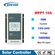 Tracer-controlador de carga Solar MPPT 10A, interruptor automático de 12V 24V, regulador Solar LCD con RS485 para Gel sellado, batería de usuario inundación 2024 - compra barato