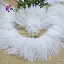 Plumas de gallo blancas de 6-8 pulgadas, accesorio para disfraz, sombrero, máscara de decoración, DIY, 900 Uds. 2024 - compra barato