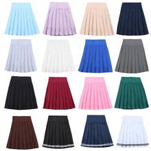 Hot Japanese Korean Version Short Skirts School Hight Waist A-line Skirt Cute Girls Pleated Mini Skirt School Uniform JK Skirts 2024 - buy cheap
