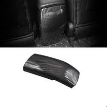 1PC ABS plastic material carbon fiber grain car rear air conditioner outlet protective kick cover for 2013-2018 KIA K3 CERATO 2024 - buy cheap