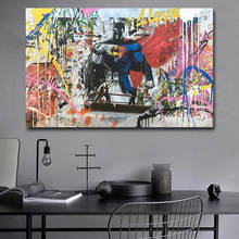 Marvel Avengers Graffiti Art Canvas Painting Posters and Prints Boy Wall Art Print Canvas Kid Gifts Home Decor Cuadros 2024 - buy cheap