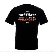 Gullible Oranges T-Shirt Funny Gift Top Bad Joke Dad Husband Fathers Day Silly Tee Shirt Summer Style Casual Wear 2024 - buy cheap