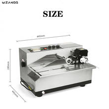 Máquina de impresión de fecha continua, rollo de tinta sólida, codificación de bolsas de papel, MY-380F, 3-30cm 2024 - compra barato