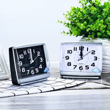 Reloj despertador cuadrado moderno para viaje, cronógrafo de plástico silencioso, pequeño, Digital, minimalista, fácil de leer 2024 - compra barato