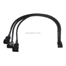 30CM 4Pin to 3 Ways Y Splitter Cable Fan 4 Pin to 3x4Pin/3Pin Extension Cable for PC Computer Laptop Accessories 2024 - buy cheap