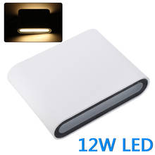 Modern Waterproof Outdoor/Indoor Wall Lamp 12W IP65 LED Aluminum UP and Down Wall Light Garden Porch Sconce Light 2024 - buy cheap