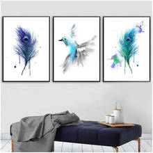 3 Pieces Set Colorful Feather Bird 5D Diy Diamond Painting Full Square Round Embroidery Mosaic Triptych Atr RhinestoneZP-4155 2024 - buy cheap