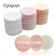 Round Satin Velvet Cosmetic Puff Cotton Cloth Pads Makeup Powder Puff Foundation Concealer Cream Mixer Beauty Facial Care Tools 2024 - buy cheap