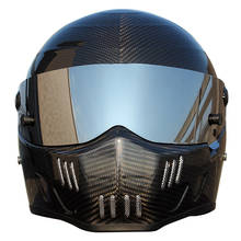 CRG ATV-6-casco De fibra De carbono para motocicleta, protector De cara completa De alta calidad, para Moto SIMPSON F1 2024 - compra barato