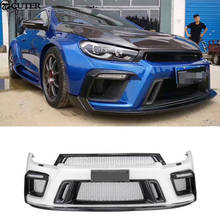 Carbon fiber FRP Wide Car body kit front Rear bumper Side skirts for Volkswagen VW body kit 09-15, Car trim, FRP + cf, : guangdong china (mainland) 2024 - buy cheap