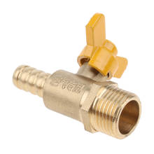 1/2" Male Hose Barb Brass Ball Valve Shut Off for Gas Water, Anti-rust, Solid Durable 2024 - buy cheap