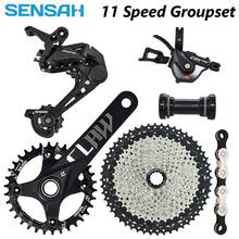 Sensah-alavanca de câmbio crx mtb, 11 marchas, desviador traseiro, cassete, corrente para mountain bike m8000 2024 - compre barato