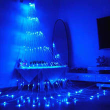 3x2M/3x3M/6x3M Waterfall Snowfall Curtain Icicle LED String Light Meteor Shower Rain Effect Christmas garden String Light 2024 - buy cheap