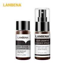 LANBENA 2PCS Fast Powerful Hair Growth Essence+Spray Preventing Baldness Consolidating Anti Hair Loss Nourish Roots Hair Care 2024 - buy cheap