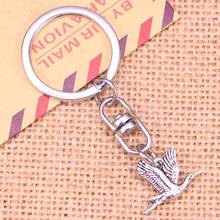 New Fashion Keychain 20x14mm wild goose bird Pendants DIY Men Jewelry Car Key Chain Ring Holder Souvenir For Gift 2024 - buy cheap