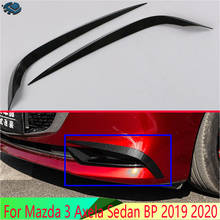 For Mazda 3 Axela Sedan BP 2019 2020 Car Accessories Carbon fiber style Before Fog Light Trim Bezel 2024 - buy cheap