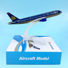 16CM Diecast 1:400 Scale B777-200 Model Toy Vietnam Airlines Aircraft Plane Airliner Display Collection Gifts Show Souvenir 2024 - buy cheap