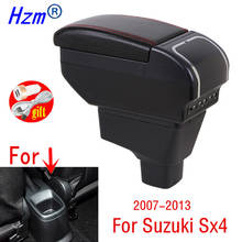 Para suzuki sx4 braço peças interiores caixa de apoio braço do carro peças retrofit caixa armazenamento acessórios do carro interior com usb led 2024 - compre barato