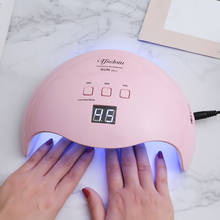 Tfscroin-esmalte de Gel de secado rápido para manicura, lámpara UV LED rosa de 48w, 21 piezas LED, SUN X9 Plus 2024 - compra barato