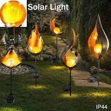 Luz solar de led para cintilação, lâmpada impermeável para ambientes externos, gramado, quintal, jardim, decoração de paisagem, caminho de iluminação