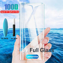 УФ-стекло на клеевой основе для Samsung Galaxy S20 Plus, Защита экрана для Galaxy S20 S10 S8 S9 Plus, закаленное стекло Utra Note 8 9, пленка 2024 - купить недорого