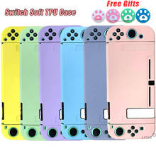 Soft TPU Colorful Shell Protective Case Cover Frame Protector for Nintend Switch NS Game Console Accessories Dropshipping 2024 - buy cheap