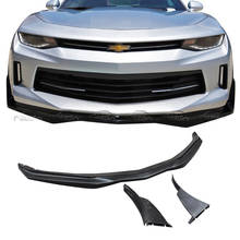 OLOTDI Car Styling PU Material Front Lip Bumper Spoiler Front Apron Splitter For chevrolet  CAMARO 2016 up 2024 - buy cheap