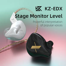 Наушники-вкладыши KZ EDX, проводные, Hi-Fi, с шумоподавлением, спортивные, с микрофоном 2024 - купить недорого