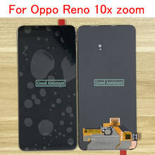 6.6" Original Supor Amoled Axisinternational For Oppo Reno 10x zoom LCD Screen Display Touch Panel Digitizer For Reno 10x zoom 2024 - buy cheap