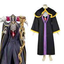 Disfraz de Anime Overlord Ainz Ooal, disfraz de Deadth Grim Reaper, para Halloween, L321 2024 - compra barato