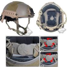 Capacete tática tbfma de 3mm, tipo fino, airsoft, capacete balístico, tático, militar 2024 - compre barato