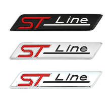 3D Metal Car Sticker ST Line Emblem Badge Decals for Ford F-150 Focus X Vignale ST Line Mondeo Escape EcoBoost 245 330 Explorer 2024 - buy cheap