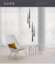 Nordic criativo escada rotativa duplex edifício grande lustre personalidade moderna e minimalista restaurante corredor conduziu a lâmpada longa 2024 - compre barato