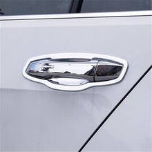 Cubierta protectora de manija de puerta ABS, embellecedor de manija de puerta, tazón para Skoda Octavia A7, estilo de coche, 2015-2019 2024 - compra barato