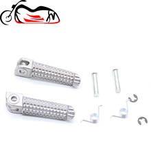 Frente apoio para os pés pé peg para yamaha yzf r125 r25 r3 mt125 mt25 mt03 mt09 fz09 MT-10 acessórios da motocicleta piloto cnc pé repousa 2024 - compre barato