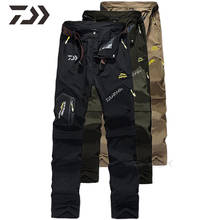 Daiwa одежда, штаны для рыбалки, водонепроницаемые, эластичные, быстросохнущие брюки, брюки для осени и зимы, Мужские штаны для альпинизма, треккинга на открытом воздухе 2024 - купить недорого