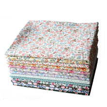 148x50cm fresco macio pequeno tecido de costura de algodão floral que faz para o vestido diy decoração casa pano 2024 - compre barato