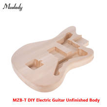 Muslady-MZB-T de guitarra eléctrica, piezas de repuesto de cuerpo sin terminar para Mustang Guiatrs, accesorios de guitarra 2024 - compra barato