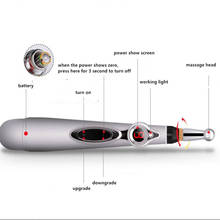 New Electronic Acupuncture Pen Electric Meridians Laser Therapy Heal Massage Pen Meridian Energy Pen Relief Pain Tools 2024 - buy cheap
