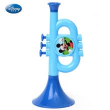Brinquedo musical infantil da disney, instrumento musical infantil de plástico, brinquedos musicais da disney, trompete para crianças 2024 - compre barato