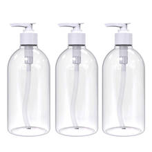 300/500ml Large Capacity Amber Shampoo Empty Lotion Container Foam Pressed Pump Bottle For Soap Shower Gel Travel Bottle 2024 - buy cheap