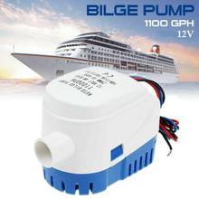 12v 1100gph bomba d'água para barco marinho, bomba automática de esgoto, rv, submersível 2024 - compre barato